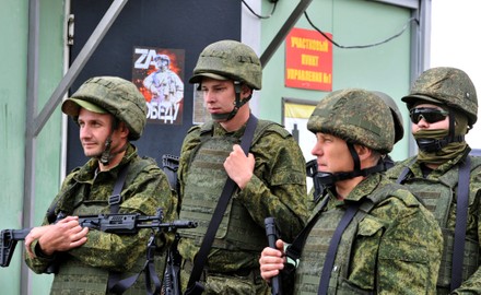 Russian Conscripts Attend Military Training Ground Editorial Stock ...