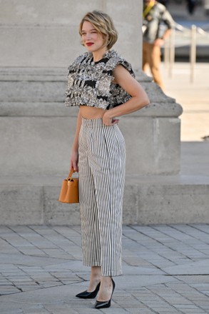 Lea Seydoux Attends Louis Vuitton Show Editorial Stock Photo - Stock Image