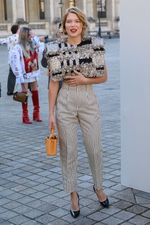 Lea Seydoux attending the Louis Vuitton Fashion Show as part of