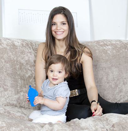 Carly Cole with her daughter Ruby, London, Britain - 20 May 2011