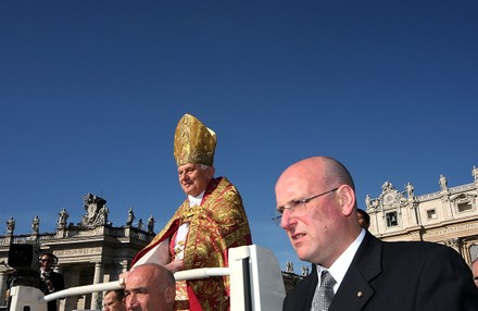 Pope Benedict Xvi Chief Vatican Police Editorial Stock Photo - Stock
