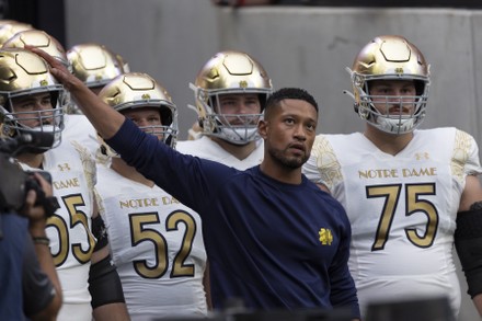 Notre Dame Head Coach Marcus Freeman Editorial Stock Photo - Stock