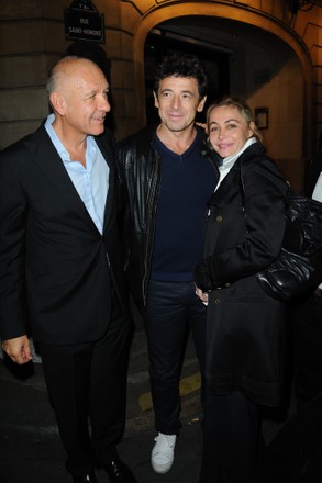 Patrick Bruel Emmanuelle Beart Attending Look Editorial Stock Photo ...