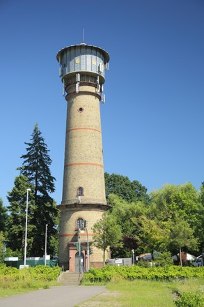 Historic Water Tower Hochheim Main Taunus Editorial Stock Photo - Stock ...