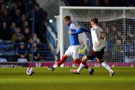 Portsmouth Defender Kieron Freeman Gestures His Editorial Stock Photo ...