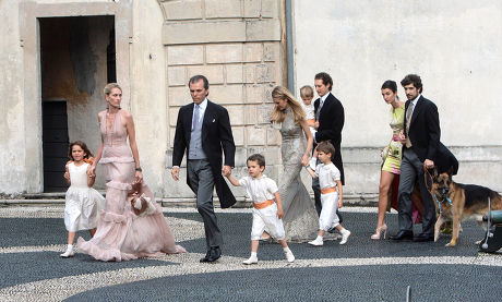 Wedding of Prince Antonius of Fuerstenberg and Matilde Borromeo at Lake Maggiore, Italy - 11 Jun 2011