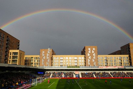 Rainbow Above Cherry Red Records Stadium Editorial Stock Photo - Stock ...