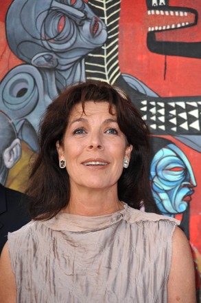 Princess Caroline Monaco Attending Exhibition Graffiti Editorial Stock