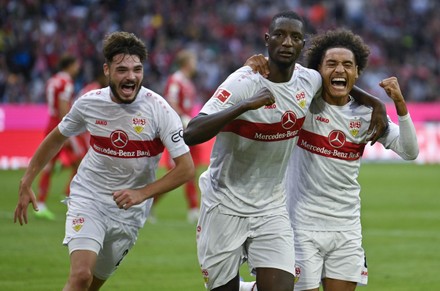 Goal Celebrations Enzo Millot Vfb Stuttgart Editorial Stock Photo ...