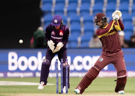 Brandon King West Indies Bowled By Editorial Stock Photo - Stock Image ...