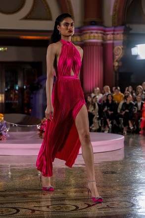 Model Wearing Outfit By Designer Walks Editorial Stock Photo - Stock ...