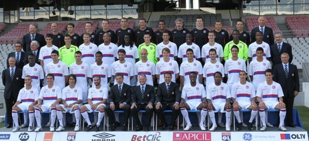 Olympique Lyons Soccer Squad Poses Team Editorial Stock Photo - Stock ...
