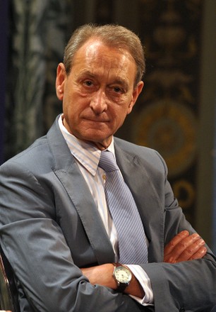 Bertrand Delanoe Poses During Press Conference Editorial Stock Photo