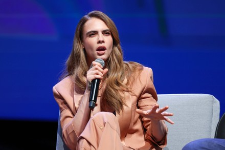 Cara Delevingne Actress Model Present Planet Editorial Stock Photo