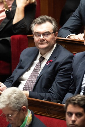 Deputy Jean Terlier Attends Session Questions Editorial Stock Photo