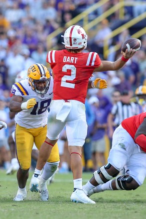 Ole Miss Quarterback Jaxson Dart 2 Editorial Stock Photo - Stock Image ...