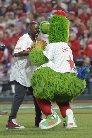 Phillie Phanatic Mascot On Field Before Editorial Stock Photo