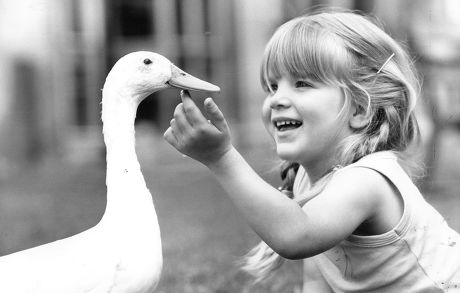 Emma West With Jeremiah The Duck.