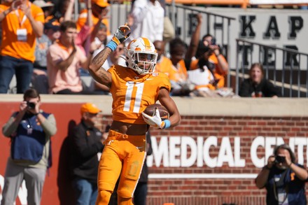 Dylan Sampson 24 Tennessee Volunteers Runs Editorial Stock Photo ...