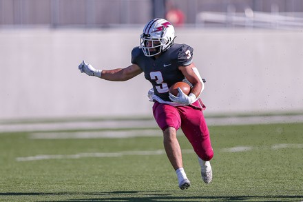 Southern Nazarene University Crimson Storm Linebacker Editorial Stock ...