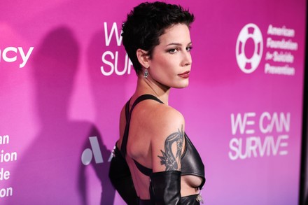 American Singersongwriter Halsey Ashley Nicolette Frangipane Editorial