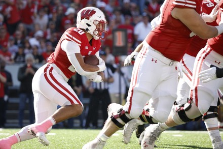 Wisconsin Badgers Running Back Isaac Guerendo Editorial Stock Photo ...