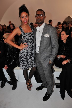 Kanye West Girlfriend Alexis Phifer Attend Editorial Stock Photo