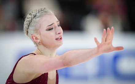 Amber Glenn Us Skates During Womens Editorial Stock Photo - Stock Image ...