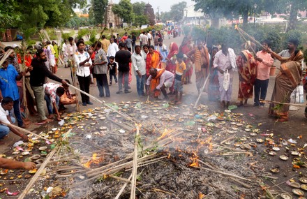 Devotees Local Residents Gathered Front Lord Editorial Stock Photo ...