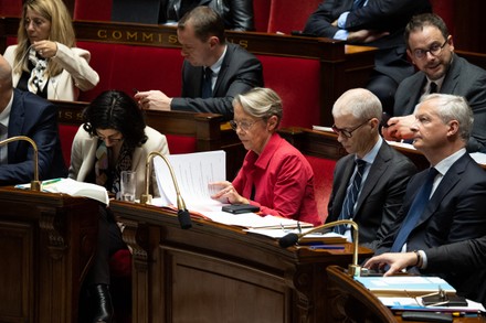 French Prime Minister Elisabeth Borne Speaks Editorial Stock Photo ...