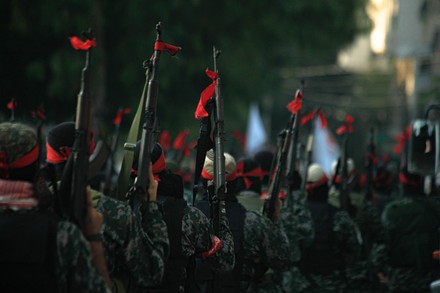 Popular Front Liberation Palestine Organizes Parade Editorial Stock