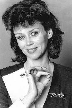 Actress Gabrielle Drake With Panther Brooch From Duchess Of Windsor Jewellery Collection