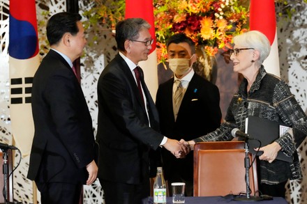 Japanese Vice Minister Foreign Affairs Takeo Editorial Stock Photo