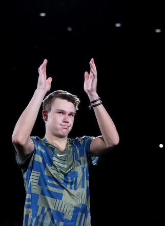 Holger Rune Denmark Celebrates Winning Tournament Editorial Stock Photo ...