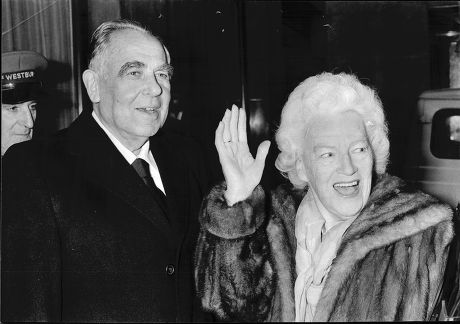 Singer Gracie Fields (died 9/1979) With Her Husband Boris Alperovici.