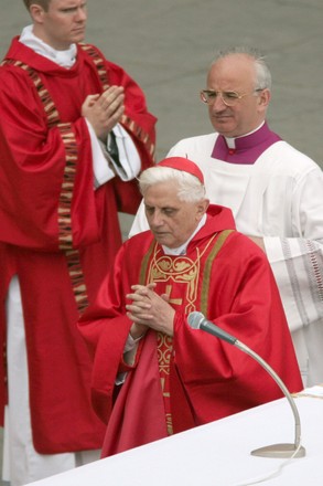 German Cardinal Josef Ratzinger Pope Benedict Editorial Stock Photo ...
