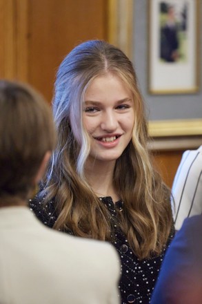 Crown Princess Leonor Spain Attends Several Editorial Stock Photo ...