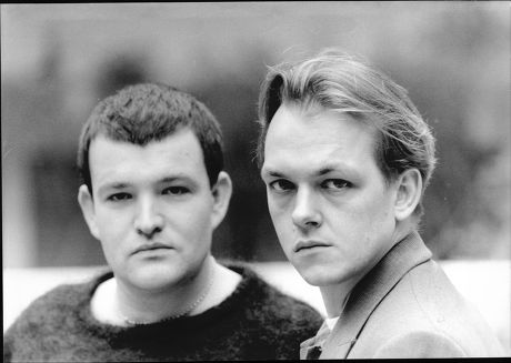 (l-r) Richard Graham And Christopher Fulford - 1986 Stars Of Television Programme 'fourth Floor'