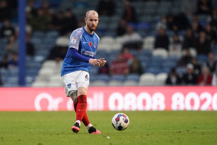 Portsmouth Forward Colby Bishop During Efl Editorial Stock Photo ...