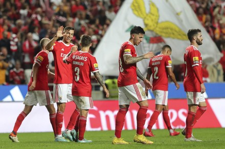 Benfica Player Petar Musa L Celabrates Editorial Stock Photo - Stock ...