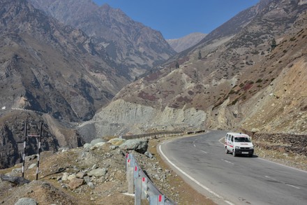 Visitors Explore Waterfall Pir Panjal Pass Editorial Stock Photo ...