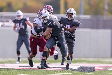 Southern Nazarene University Crimson Storm Quarterback Editorial Stock ...