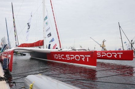 Imoca Teamworknet Skipper Justine Mettraux During Editorial Stock Photo ...
