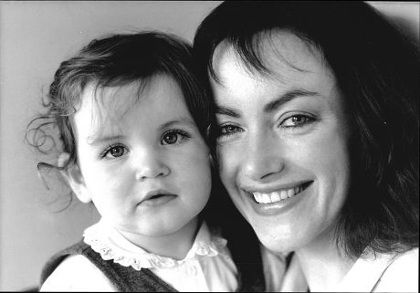 Actress Susan Gilmore With Daughter Emma 1988.