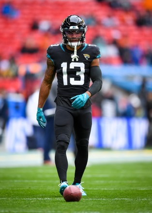 Christian Kirk Jacksonville Jaguars Warms Before Editorial Stock