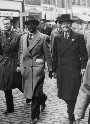 May Day Procession In Glasgow Pictured Mr Clement Attlee With Lawrence Katatungu Of The Northern Rhodesia Tuc Clement Richard Attlee 1st Earl Attlee Kg Om Ch Pc Frs (3 January 1883 ? 8 October 1967) Was A British Labour Politician Who Served As The P