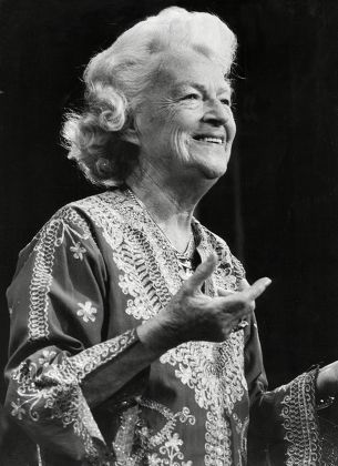 Singer Gracie Fields At The Royal Variety Show.