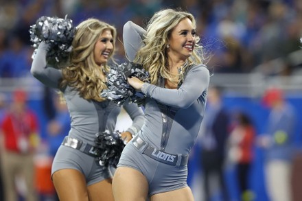 Detroit Mi Detroit Lions Cheerleaders During Editorial Stock Photo