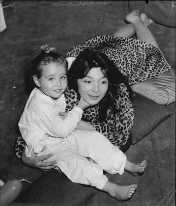 Singer Juliette Greco Daughter Laurencemarie 1957 Editorial Stock Photo ...