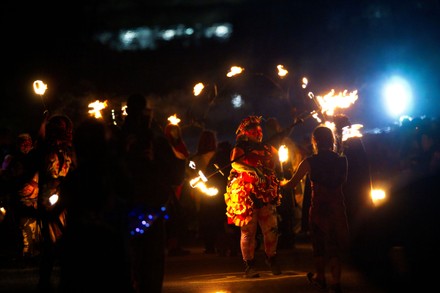 Perfomers Samhuinn Fire Festival Festival Modern Editorial Stock Photo ...